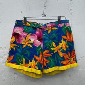 Vintage Women’s Tommy Hilfiger Bright Tropical Floral Shorts
